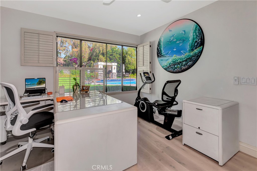25641 Rapid Falls Road Laguna Hills, CA 92653 - Photo 25 of 50 a view of a workspace with furniture and a window