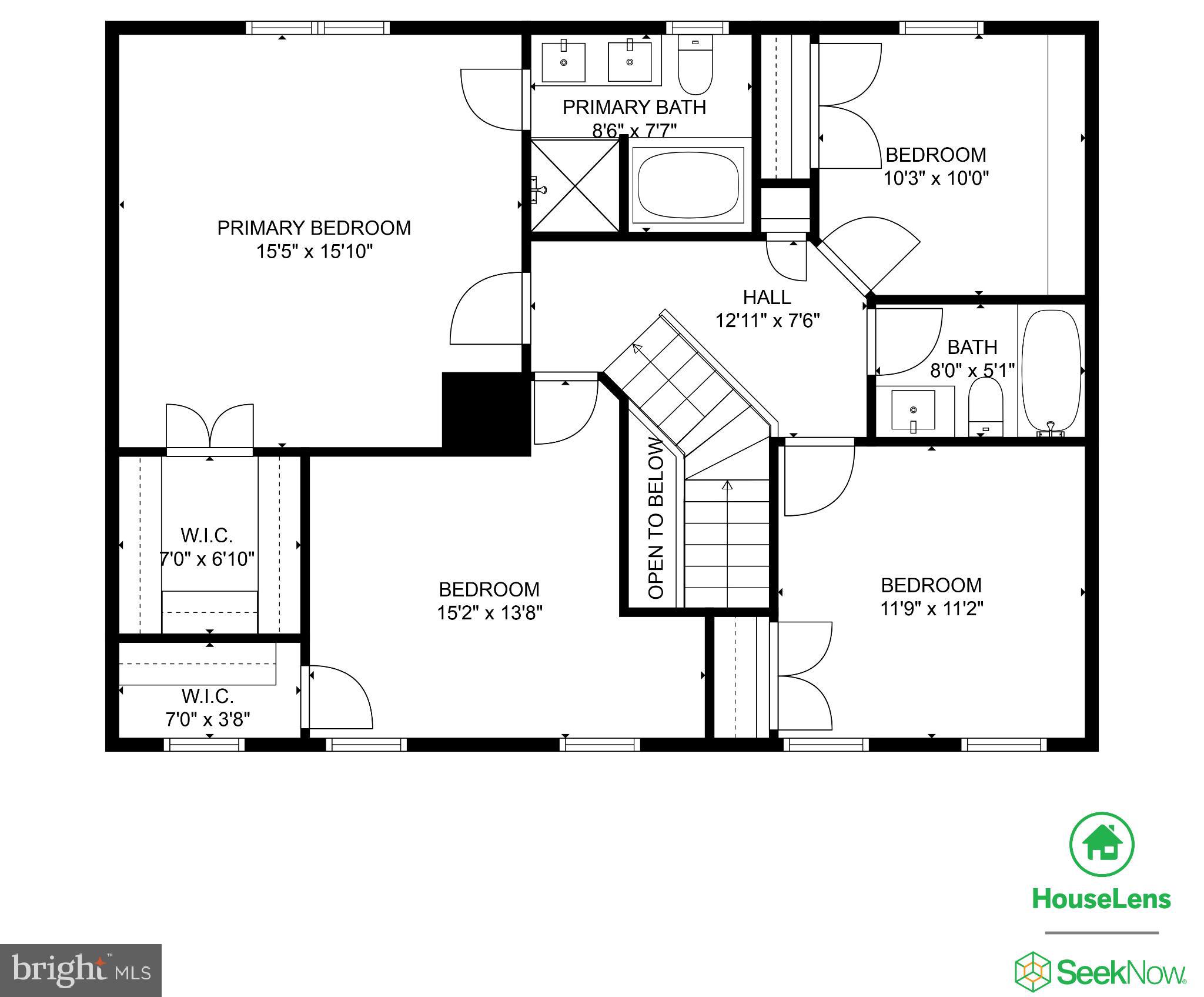3404 Holly Circle Triangle, VA 22172 - Photo 68 of 68 Upper Level Floorplan