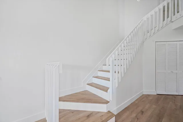a view of entryway with stairs