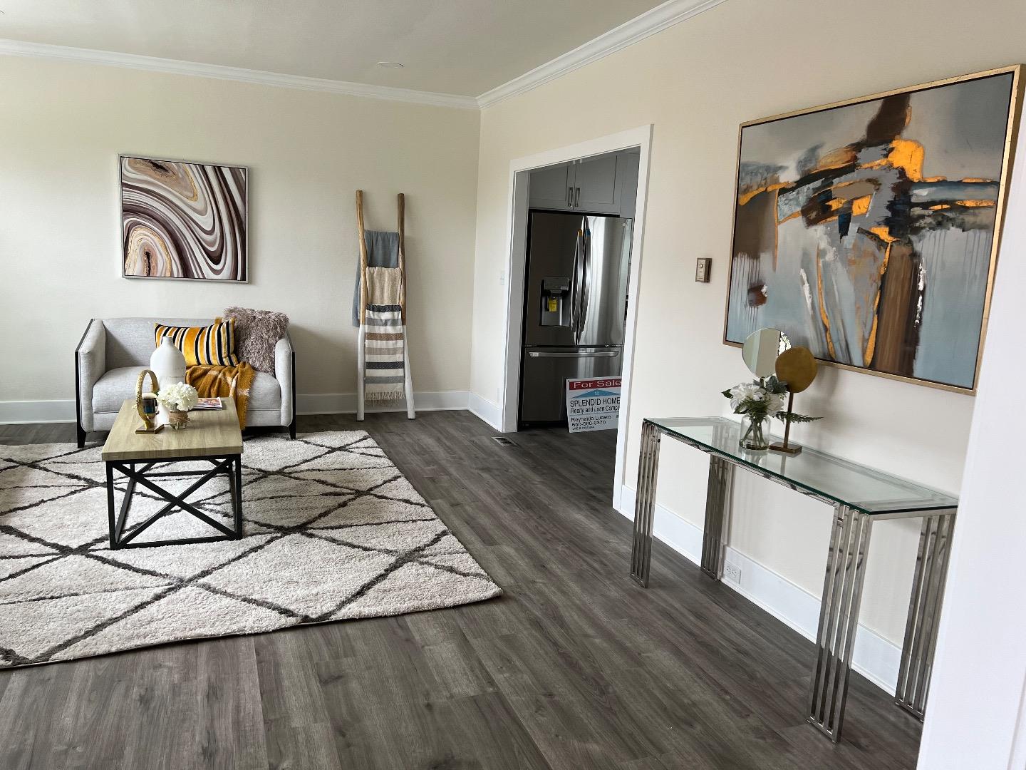 2270 22nd Avenue San Francisco, CA 94116 - Photo 4 of 12 a view of a hallway with wooden floor and workspace
