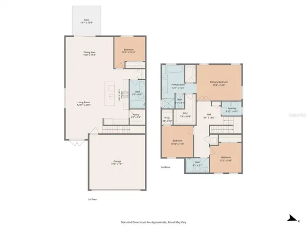 a picture of a floor plan