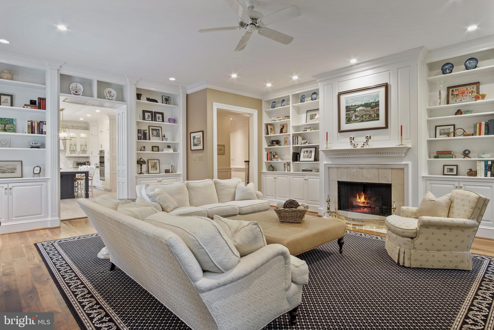 5602 Newington Road Bethesda, MD 20816 - Photo 11 of 34 Large Family Room open to Kitchen