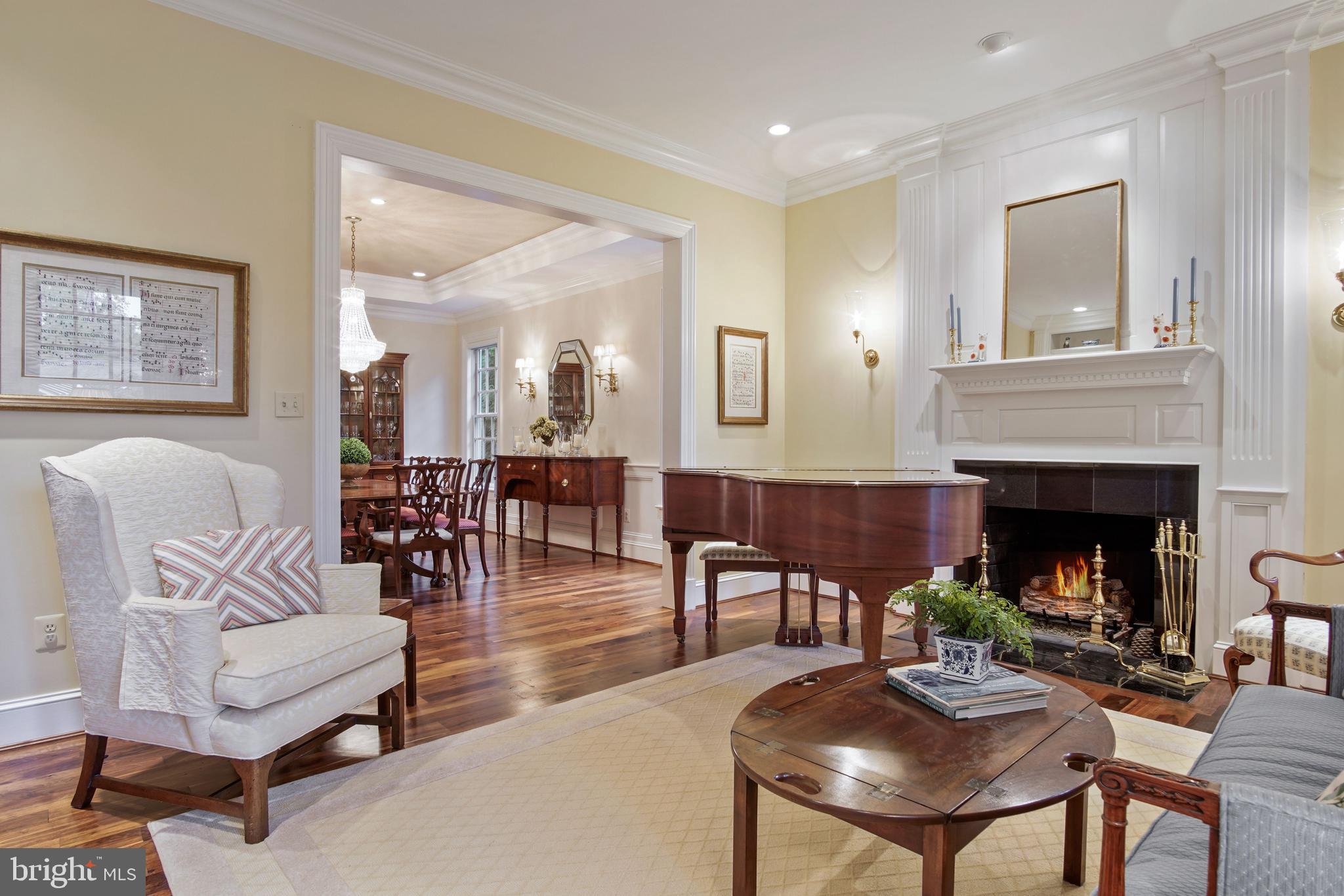 5602 Newington Road Bethesda, MD 20816 - Photo 3 of 34 Elegant Formal Living Room
