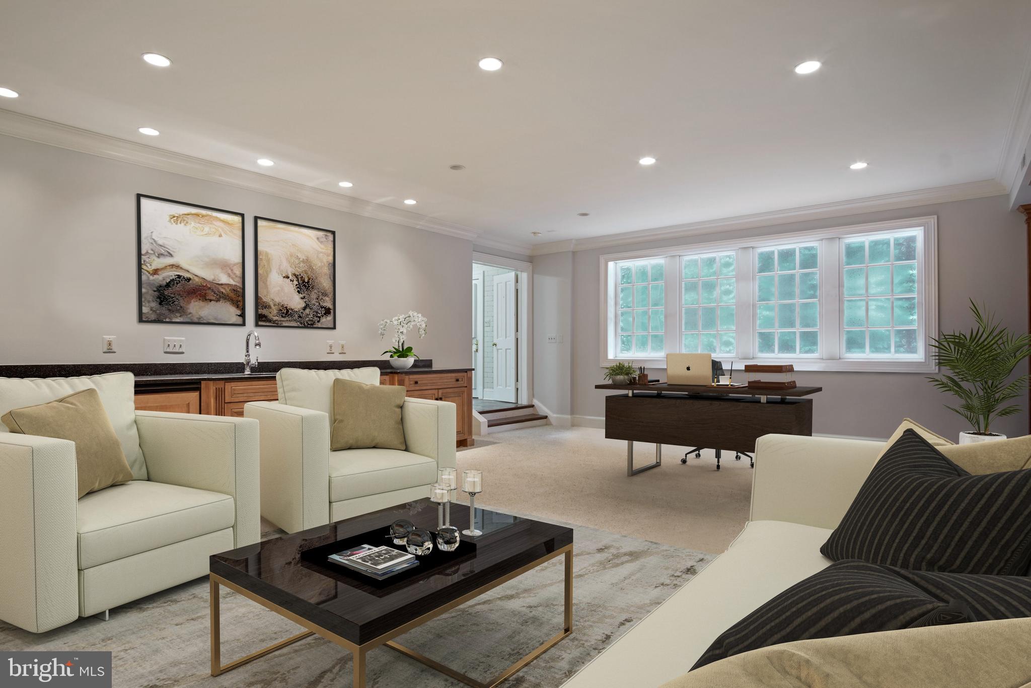 5602 Newington Road Bethesda, MD 20816 - Photo 28 of 34 Work from home & enjoy double sided fireplace