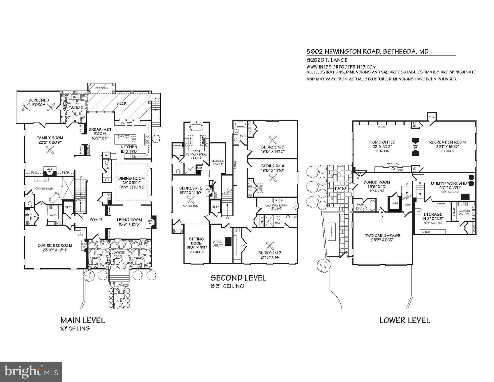 5602 Newington Road Bethesda, MD 20816 - Photo 34 of 34 Floorplan