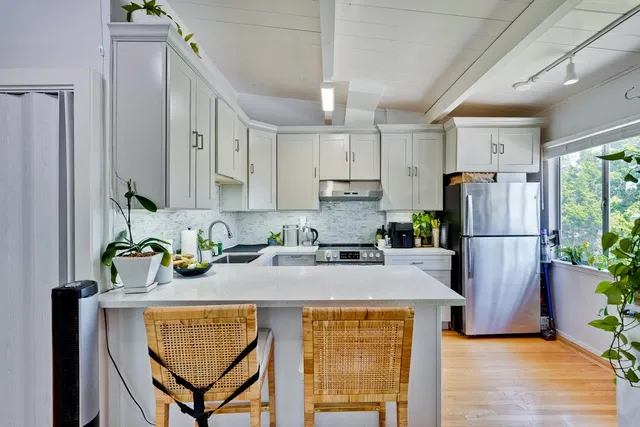 a bathroom with a sink and a tub