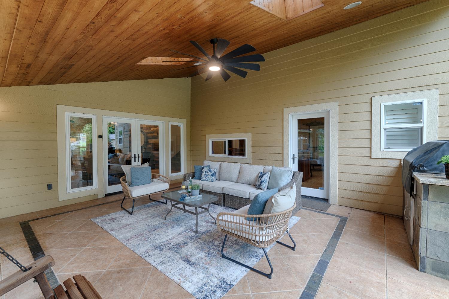 7396 Callison Road Penryn, CA 95663 - Photo 56 of 99 Covered back porch and barbecue.