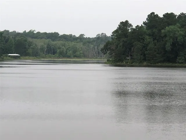 a view of lake with mountain