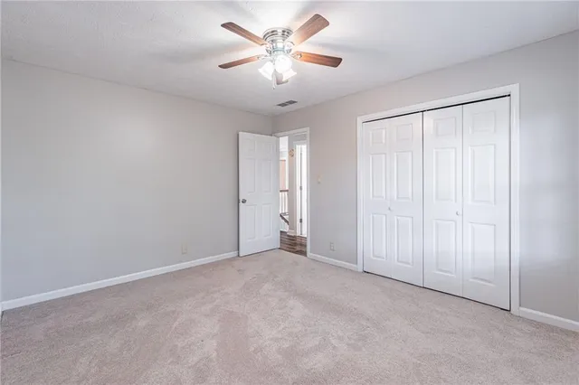 a view of an empty room