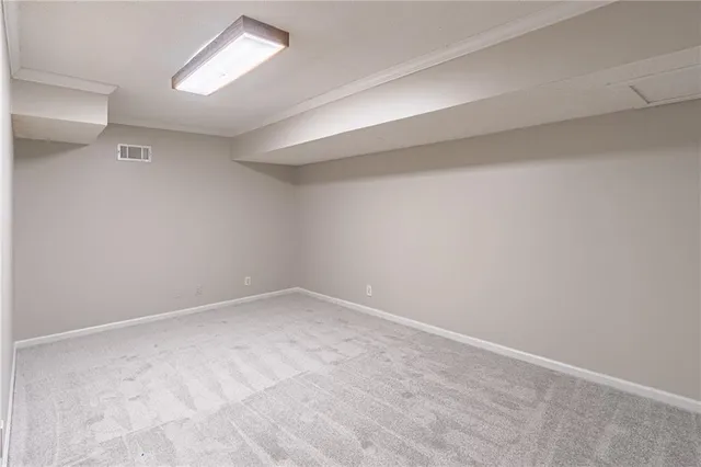 a view of empty room