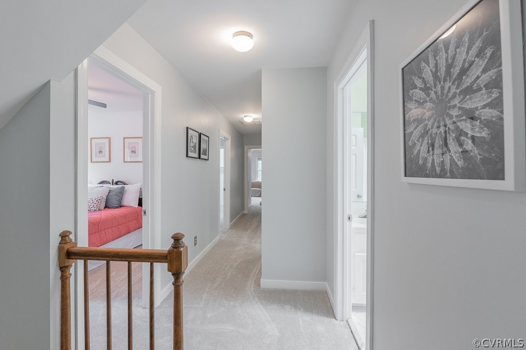 14202 Long Gate Road Midlothian, VA 23112 - Photo 12 of 27 a view of a hallway to room with stairs