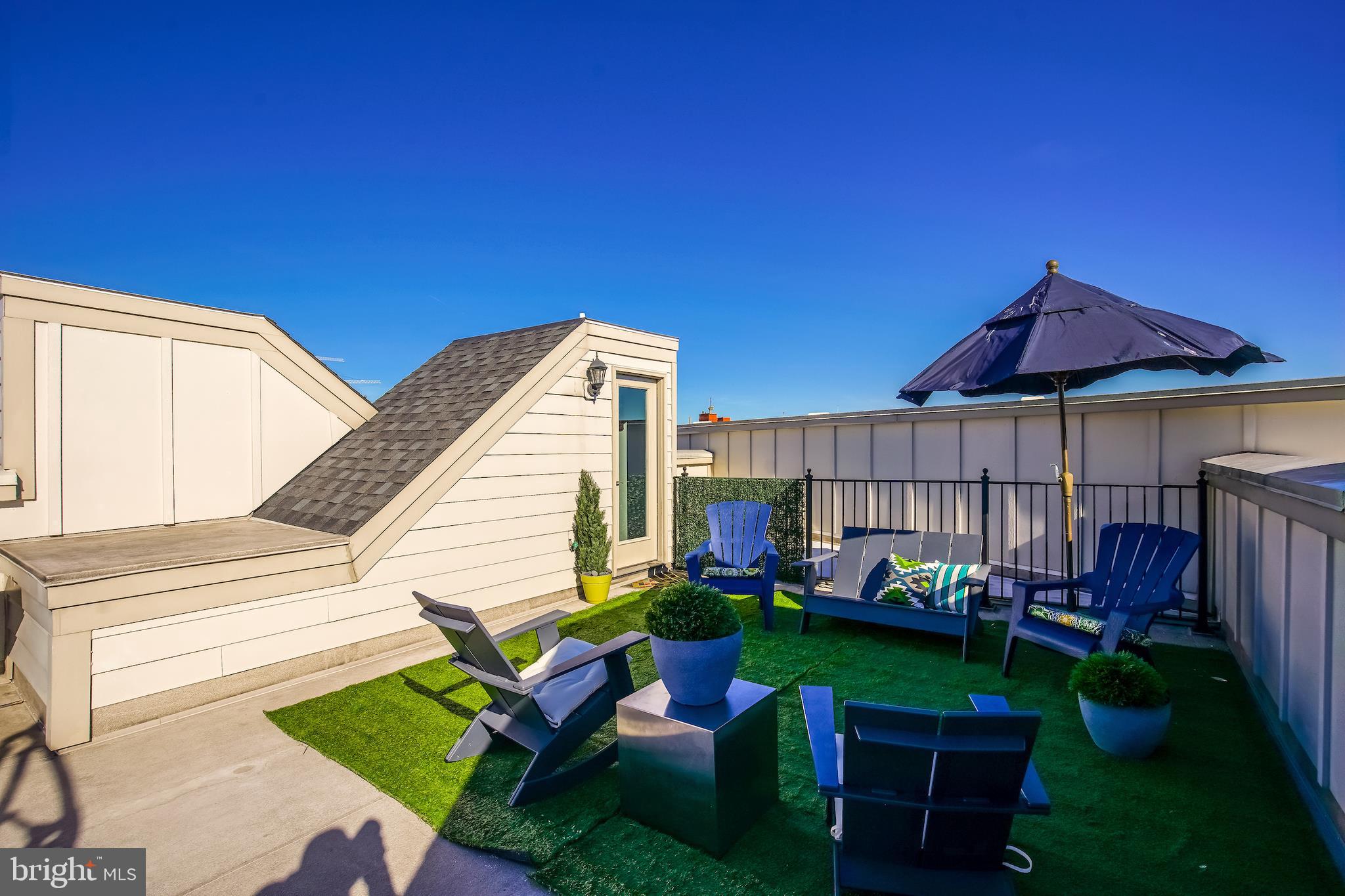 1904 Vermont Avenue Northwest, Unit B Washington, DC 20001 - Photo 25 of 26 a view of a chairs and table in backyard