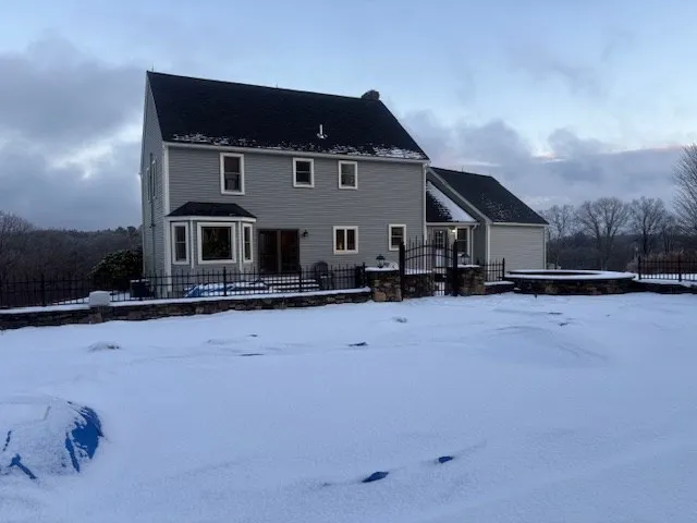 a front view of house with yard