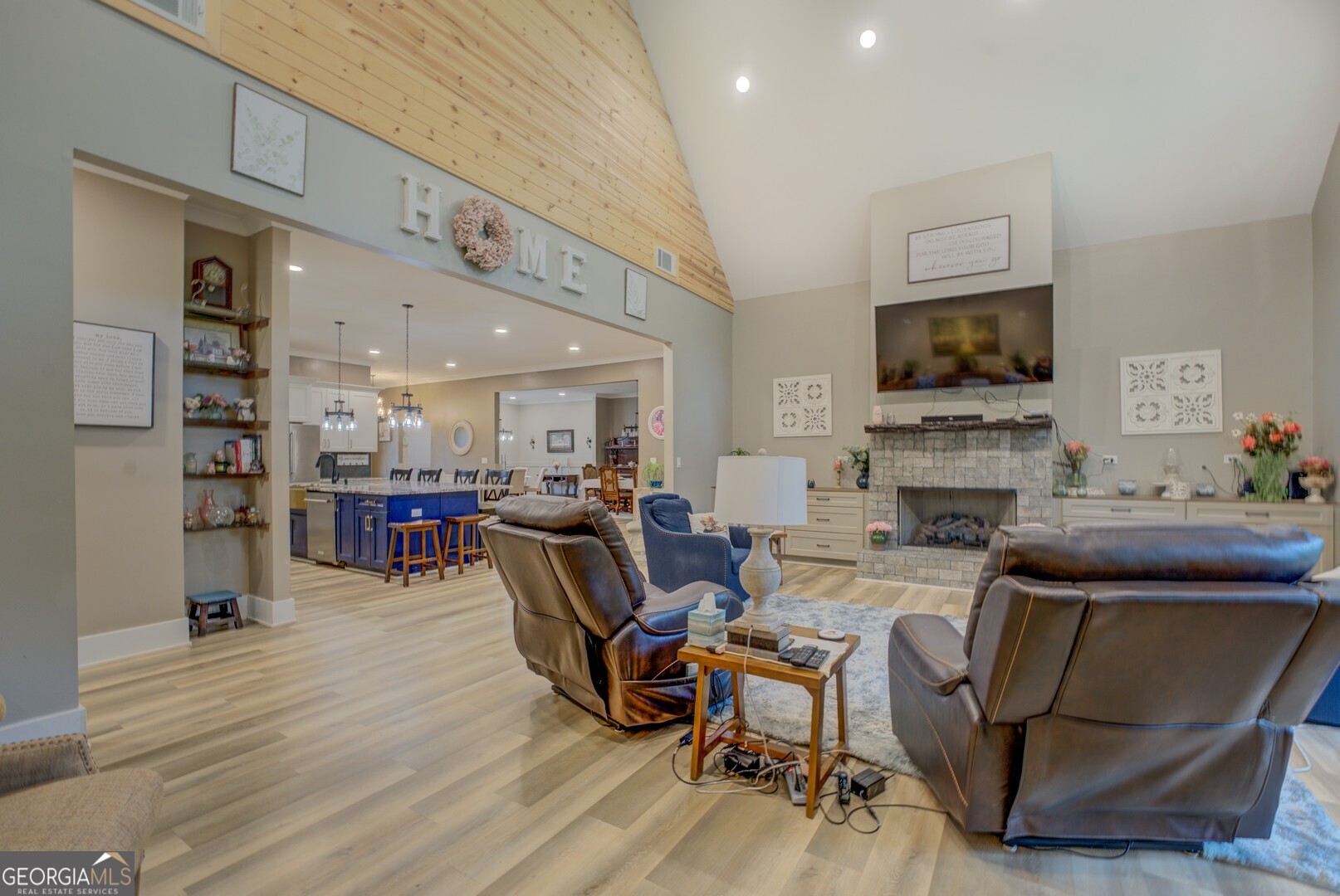 70 McDonald Road Covington, GA 30014 - Photo 29 of 84 a living room with furniture and a flat screen tv
