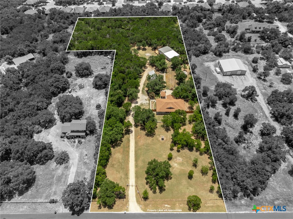 340 Sedro Trail Georgetown, TX 78633 - Photo 1 of 39 Ariel with aprox boundries
