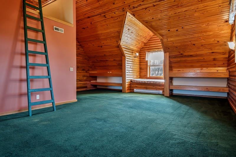 7334 Hawthorne Ridge Roscoe, IL 61073 - Photo 69 of 79 a view of backyard with wooden fence and a stairs