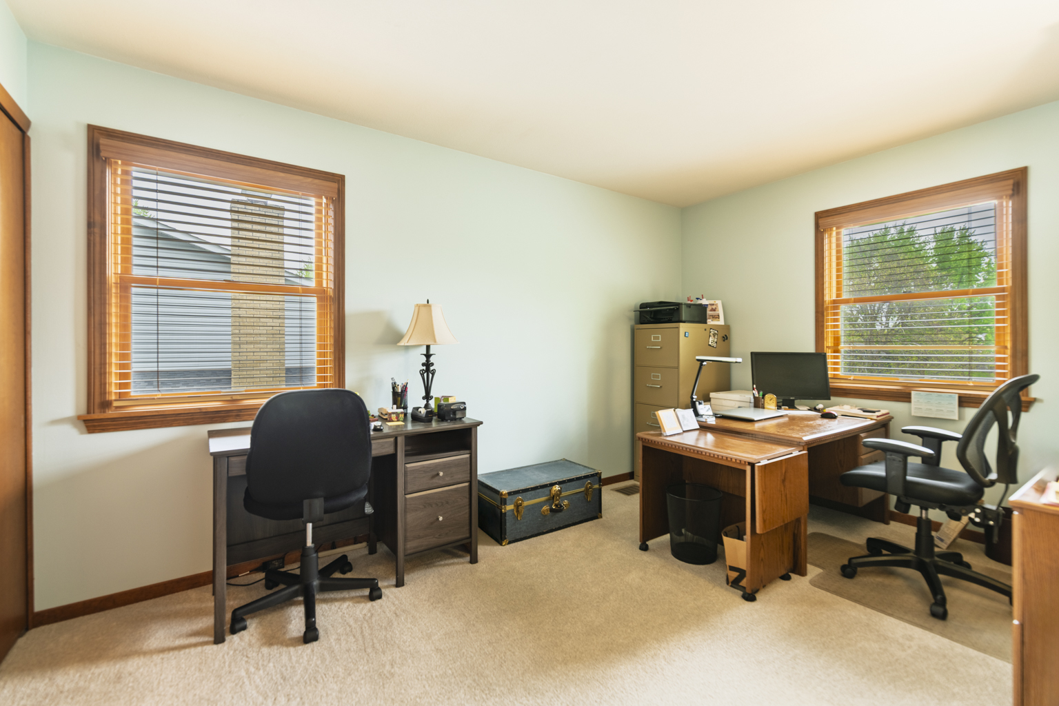 1494 Applegate Drive Naperville, IL 60565 - Photo 19 of 35 a view of a workspace with furniture and a window