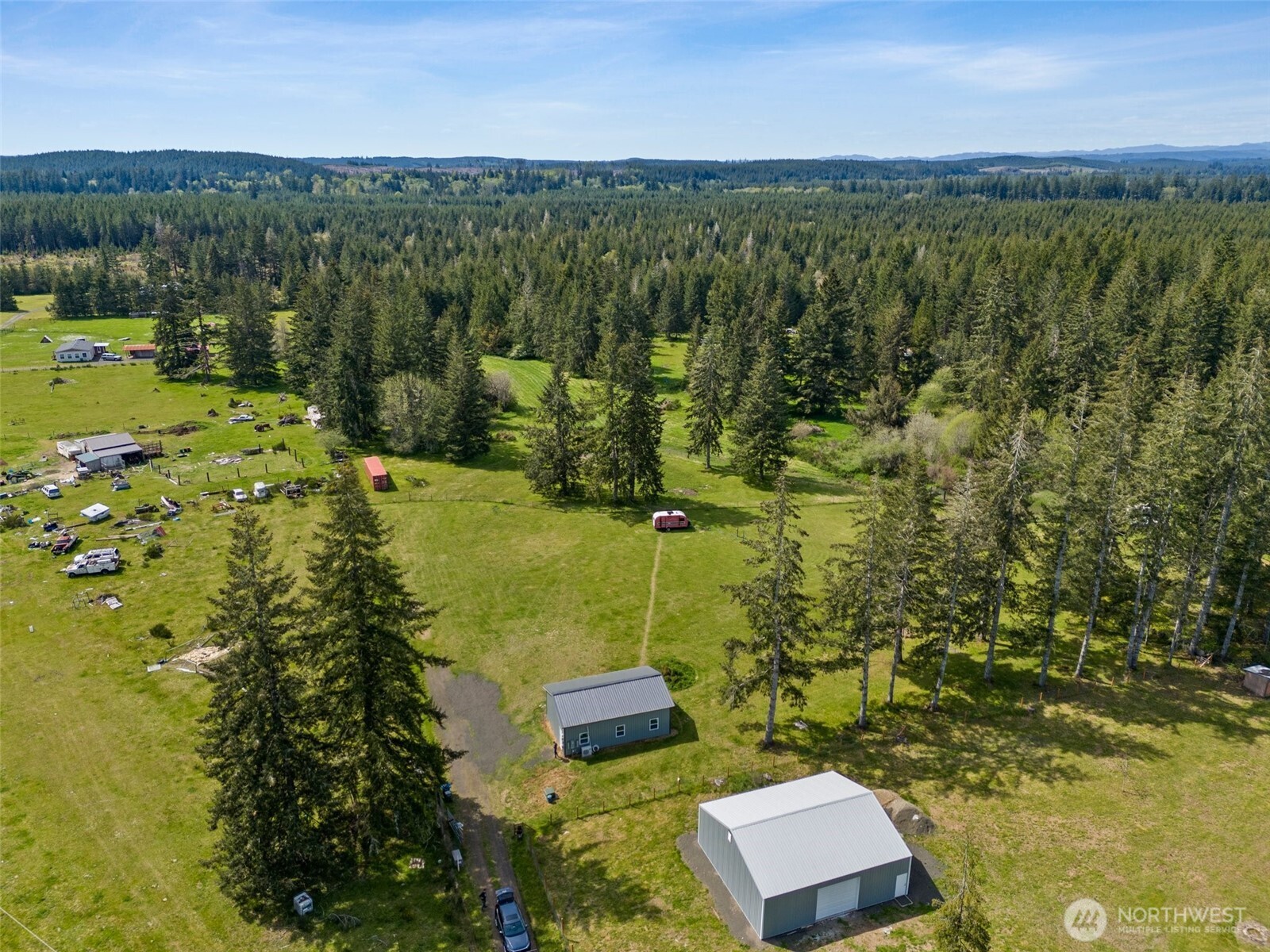 1982 West Ford Loop Road Elma, WA 98541 - Photo 9 of 15 a view of a yard with an outdoor space