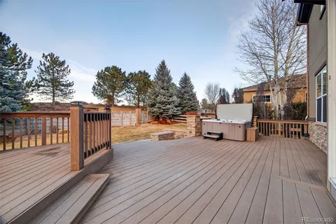 a view of a roof deck