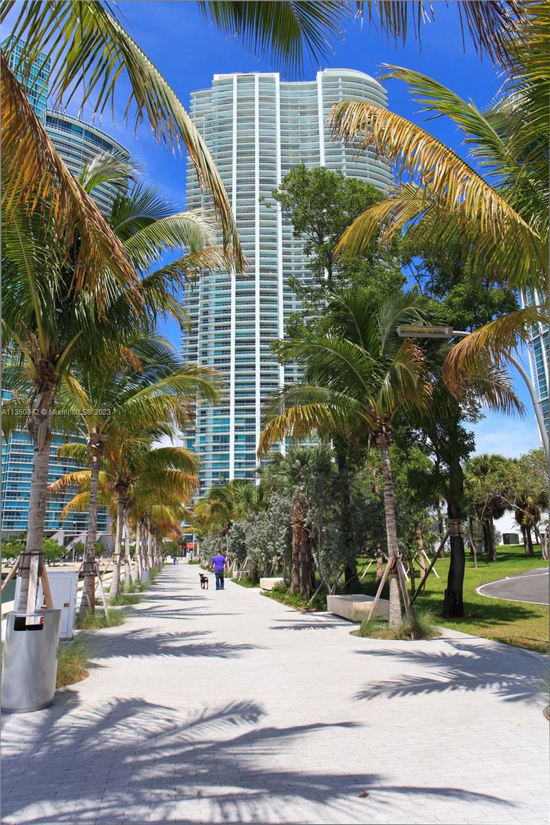 900 Biscayne Boulevard, Unit 4804 Miami, FL 33132 - Photo 17 of 17 a view of a palm trees front of a building