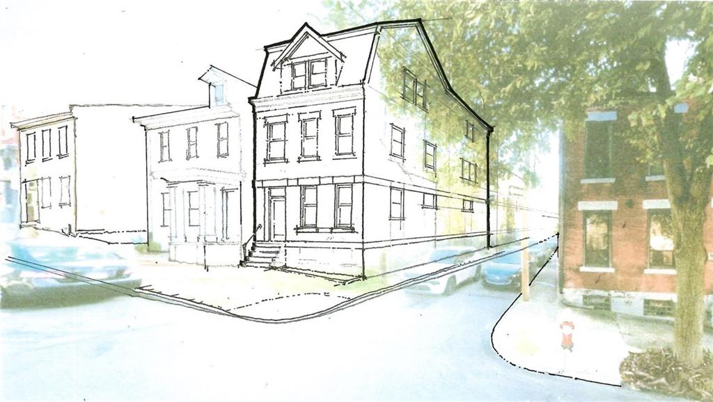 110 Alpine Avenue Pittsburgh, PA 15212 - Photo 3 of 17 This is a digital rendering for visualization purposes only, showcasing a potential design a future owner could explore for this site.