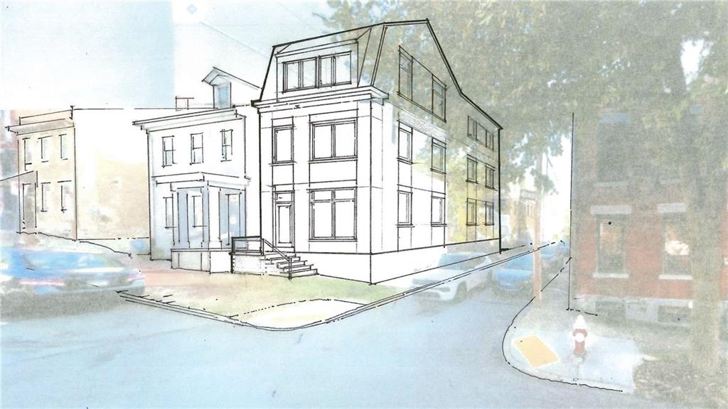 110 Alpine Avenue Pittsburgh, PA 15212 - Photo 8 of 17 This is a digital rendering for visualization purposes only, showcasing a potential design a future owner could explore for this site.