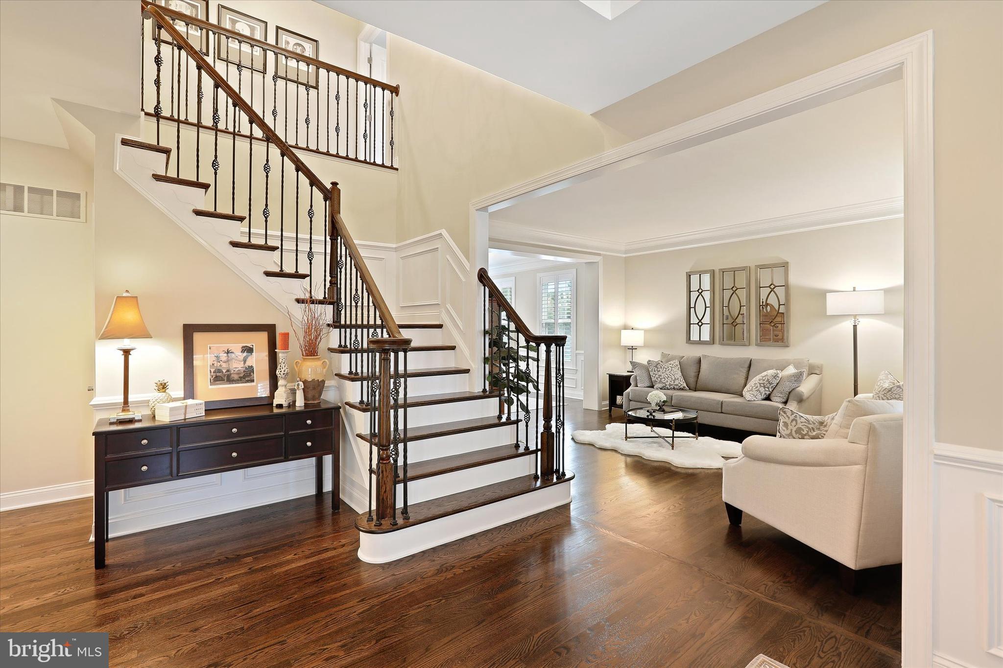 3842 Springtown Road Furlong, PA 18925 - Photo 8 of 53 Dramatic Foyer Entry With Turned Staircase