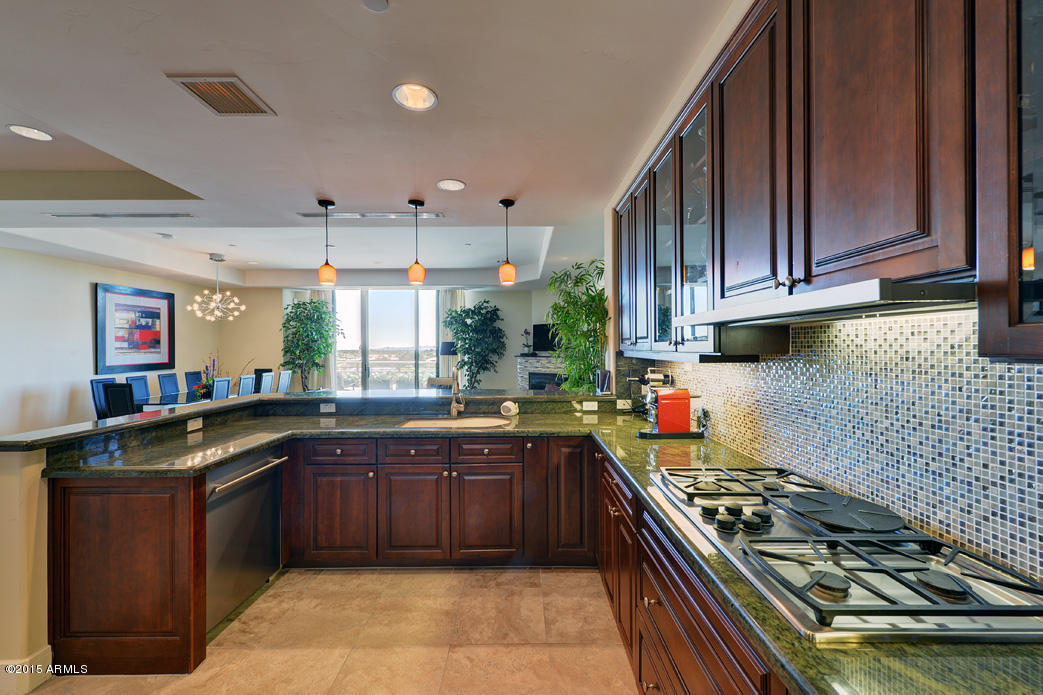 2211 East Camelback Road, Unit 606 Phoenix, AZ 85016 - Photo 6 of 32 Kitchen and View.jpg