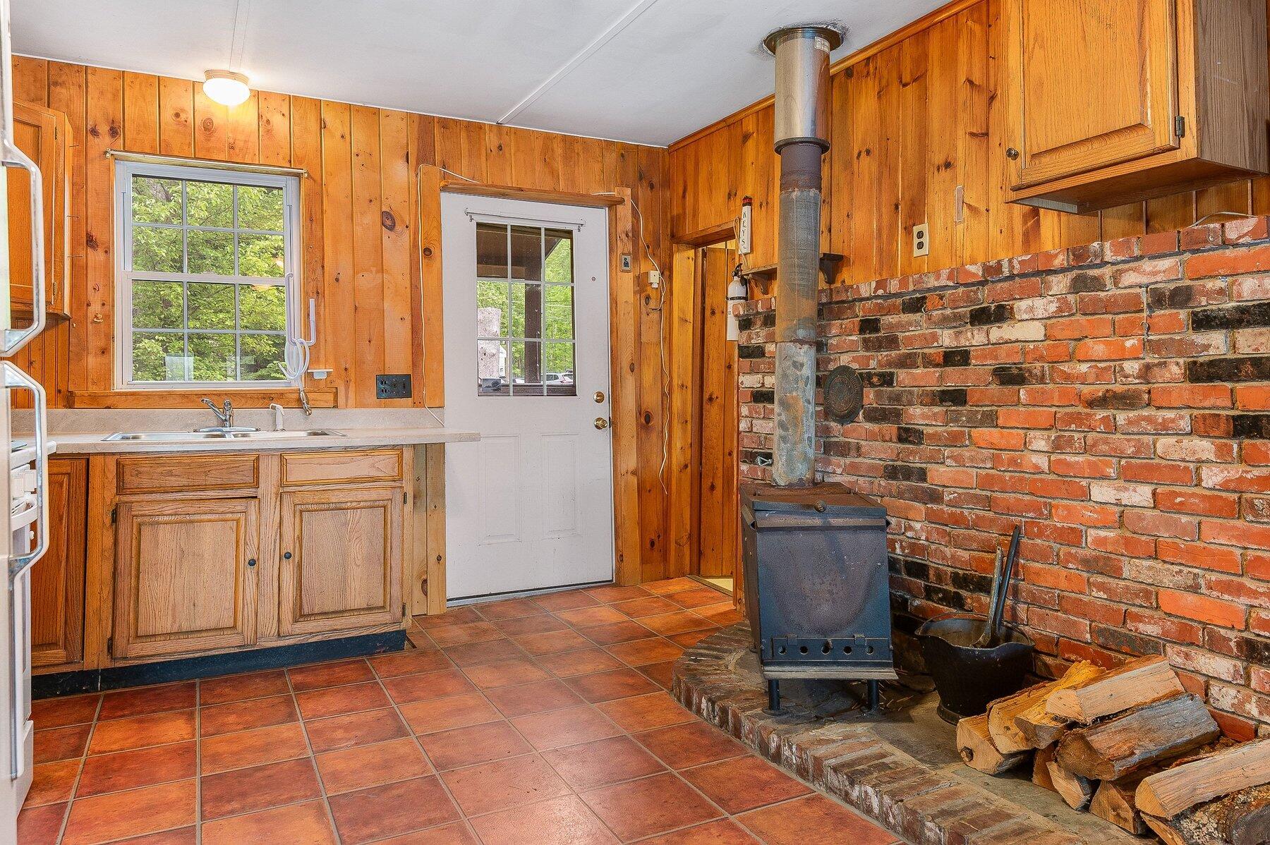 145 Eagle Road Acton, ME 04001 - Photo 19 of 48 Kitchen & Woodstove