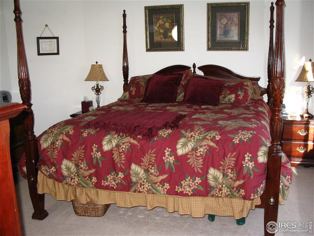 10015 Silver Maple Road Littleton, CO 80129 - Photo 10 of 11 a bedroom with a bed and a lamp on table