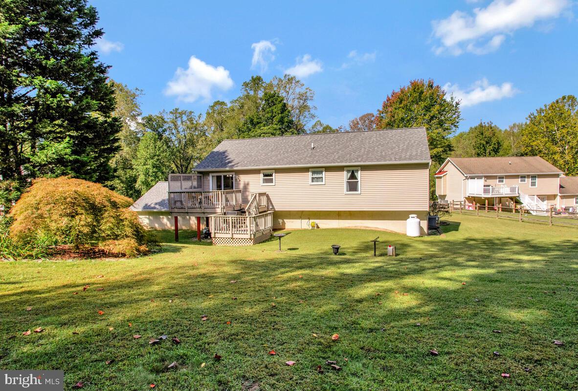 70 South View Drive Huntingtown, MD 20639 - Photo 30 of 34 a view of a house with a big yard