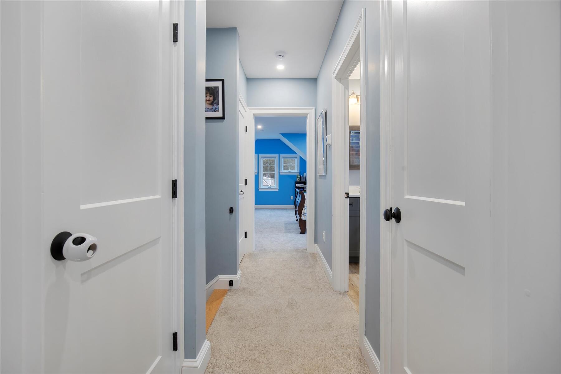 7 Maxwell Lane Sandwich, MA 02563 - Photo 31 of 54 a view of a hallway with closet and a bathroom