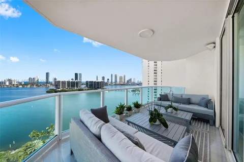 a view of a terrace with couches