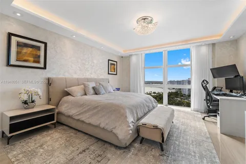 a view of a city with tall buildings