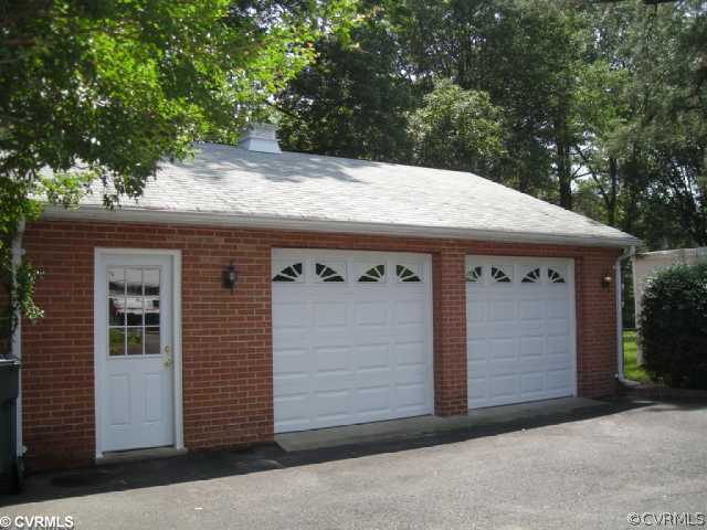 8405 Colebrook Road Richmond, VA 23227 - Photo 9 of 10 Parking Lot/Garage - Incredible brick two car gara