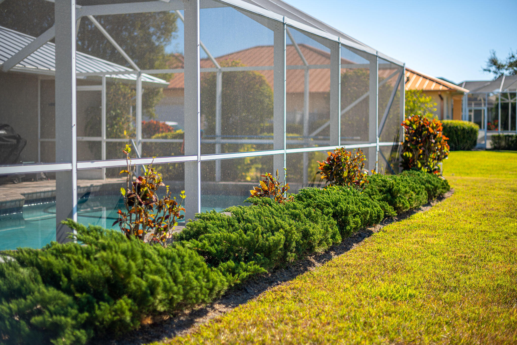 1566 Eagles Circle Sebastian, FL 32958 - Photo 44 of 74 a view of a garden with a flower garden