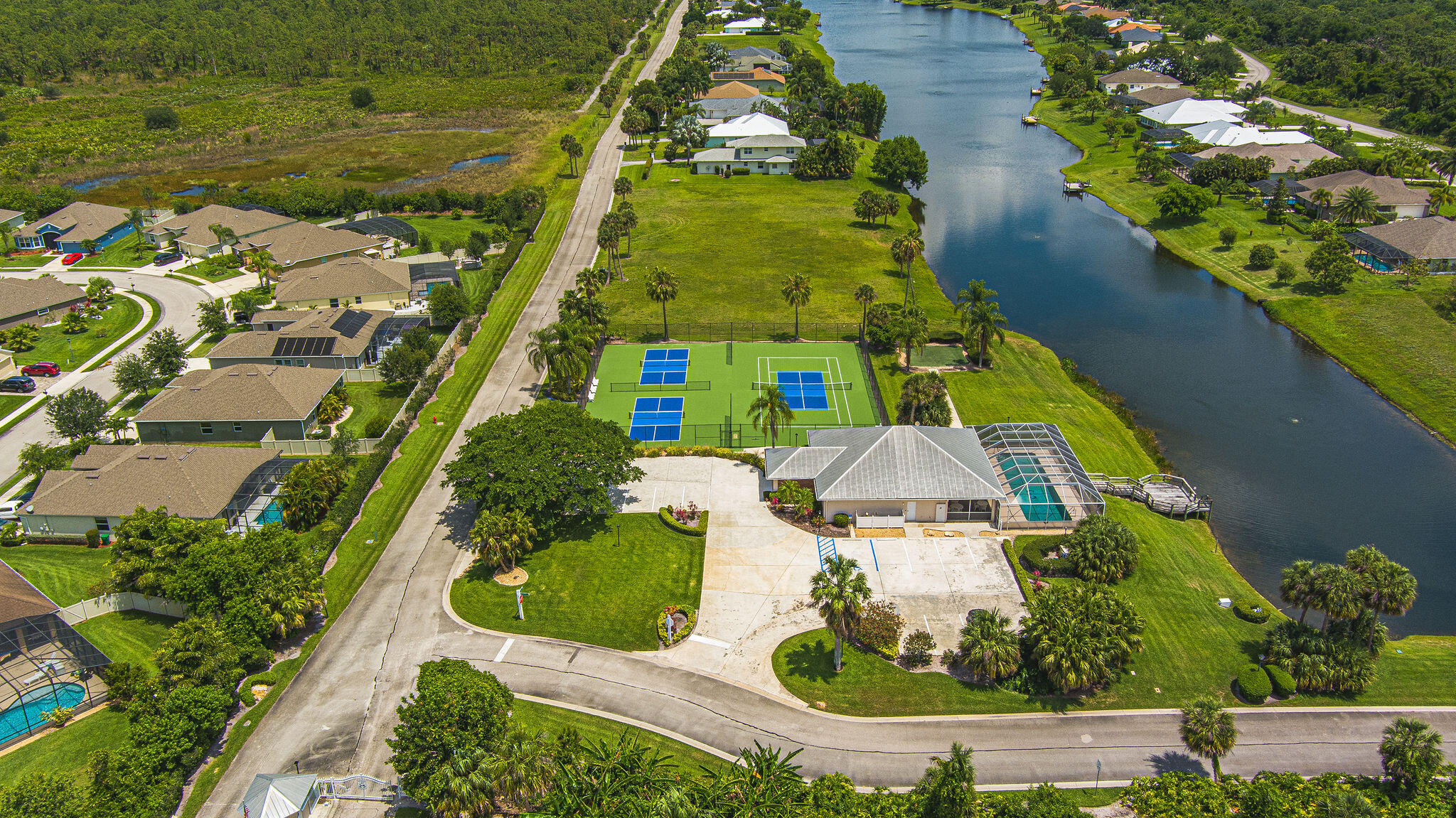 1566 Eagles Circle Sebastian, FL 32958 - Photo 74 of 74 an aerial view of a house