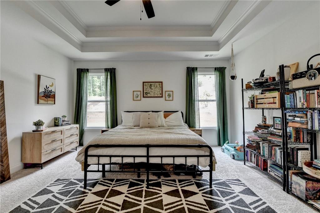 2129 Charmond Drive Monroe, GA 30656 - Photo 16 of 37 a bedroom with a bed furniture and a window