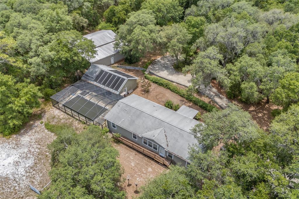 240 Swan Lake Road Melrose, FL 32666 - Photo 32 of 44 an aerial view of a house with outdoor space