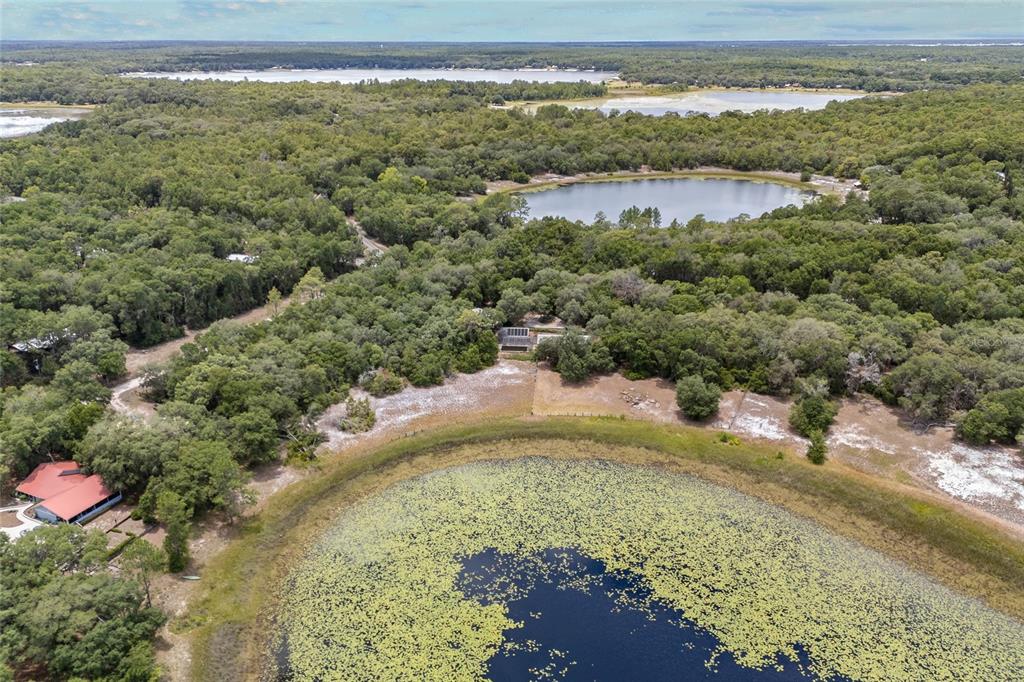 240 Swan Lake Road Melrose, FL 32666 - Photo 35 of 44 a view of a lake with a mountain