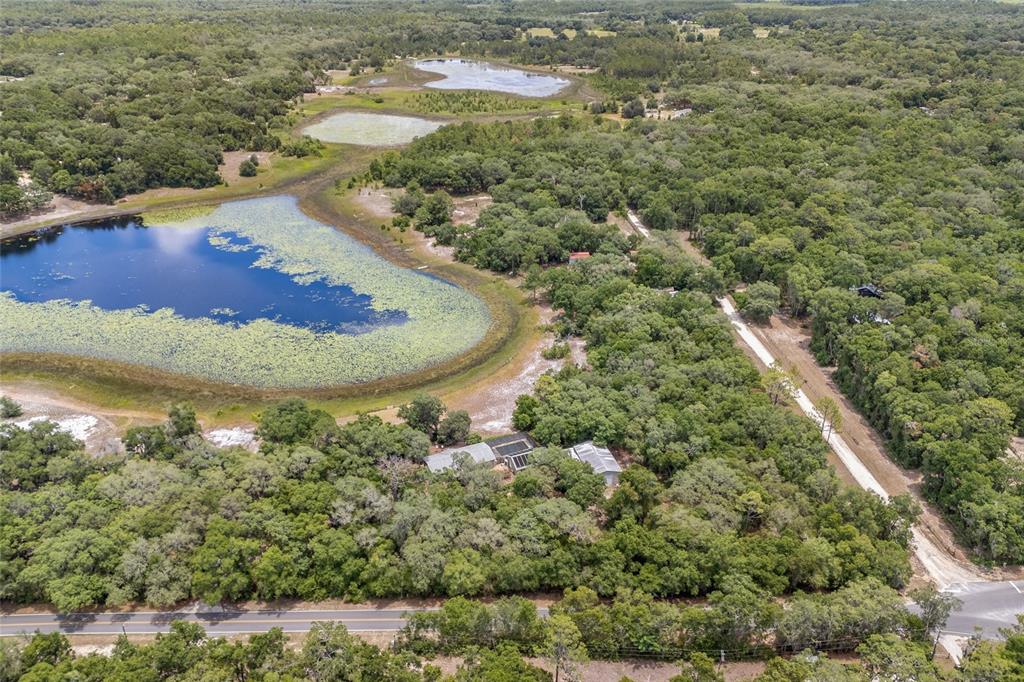 240 Swan Lake Road Melrose, FL 32666 - Photo 41 of 44 a view of a swimming pool with a yard