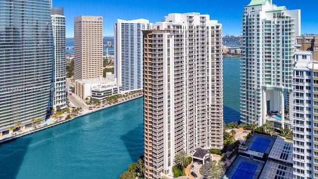 901 Brickell Key Boulevard, Unit 3102 Miami, FL 33131 - Photo 27 of 56 a view of a city with tall buildings