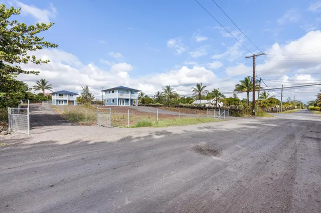 a view of a lake with houses
