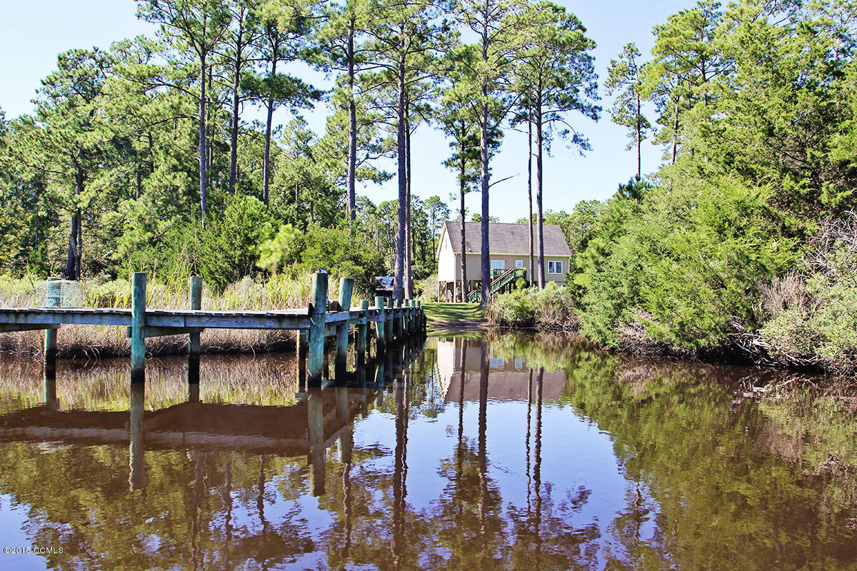 192 West Back Creek Road Beaufort, NC 28516 - Photo 37 of 42 house from back creek