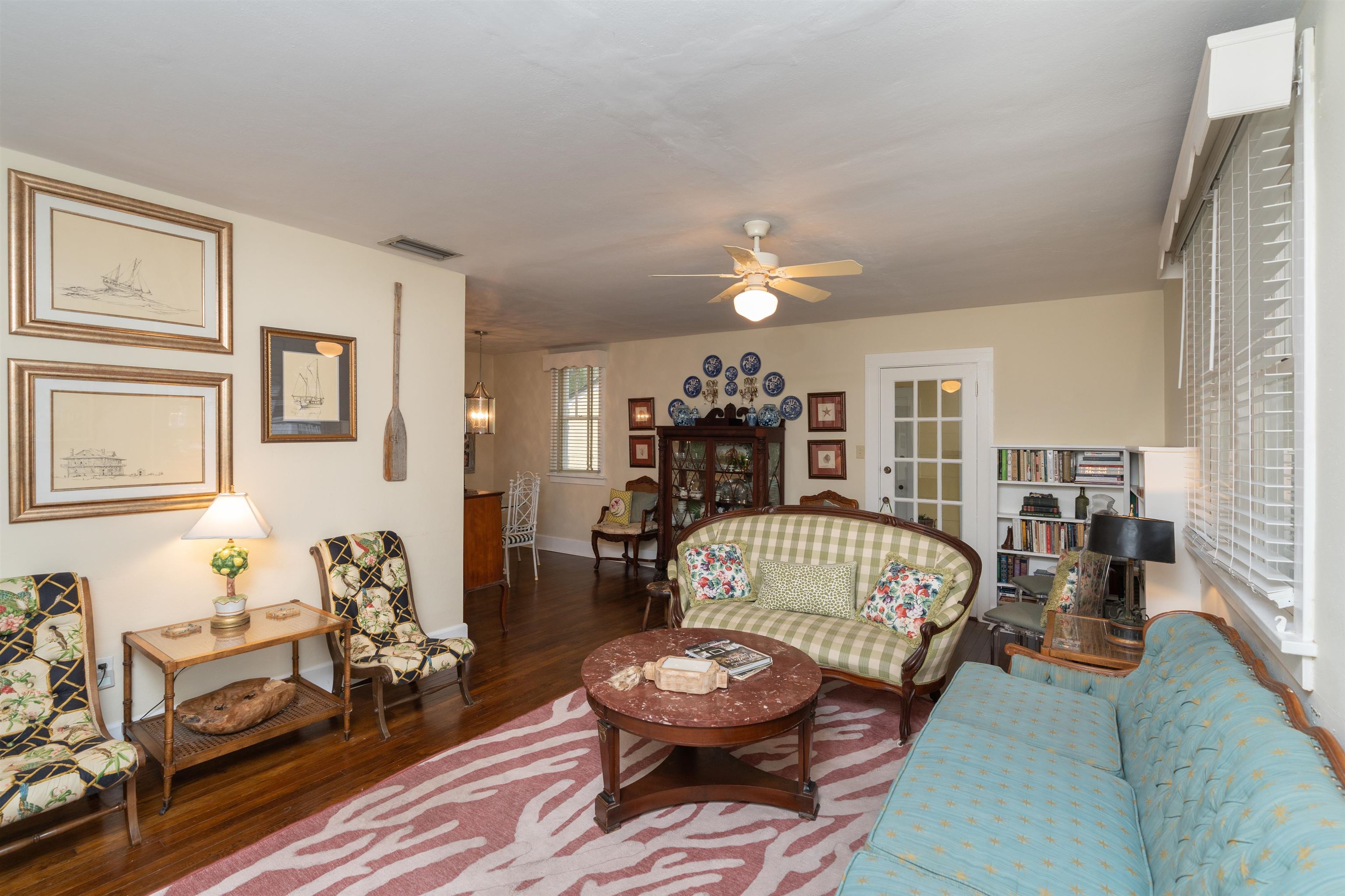 237 Rainey Avenue St. Augustine, FL 32084 - Photo 4 of 26 a living room with furniture and wooden floor