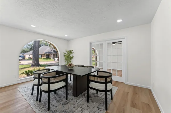 a view of a livingroom with furniture and window