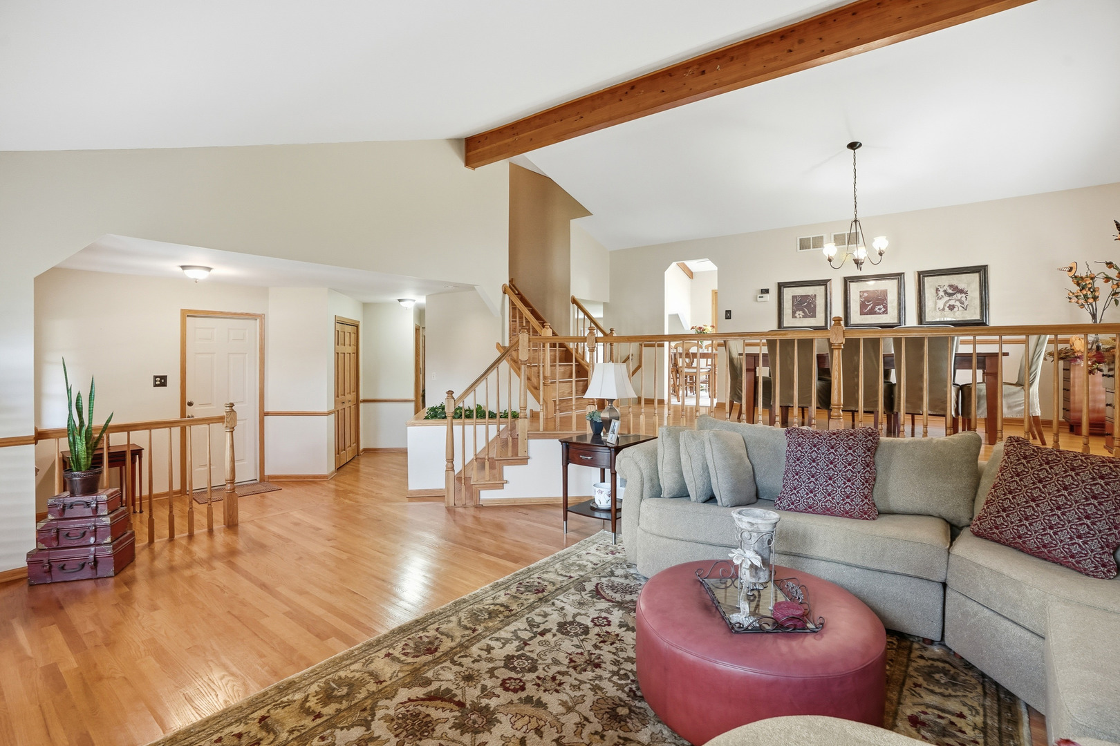 10 Zurich Court Crete, IL 60417 - Photo 11 of 37 a living room with furniture and wooden floor