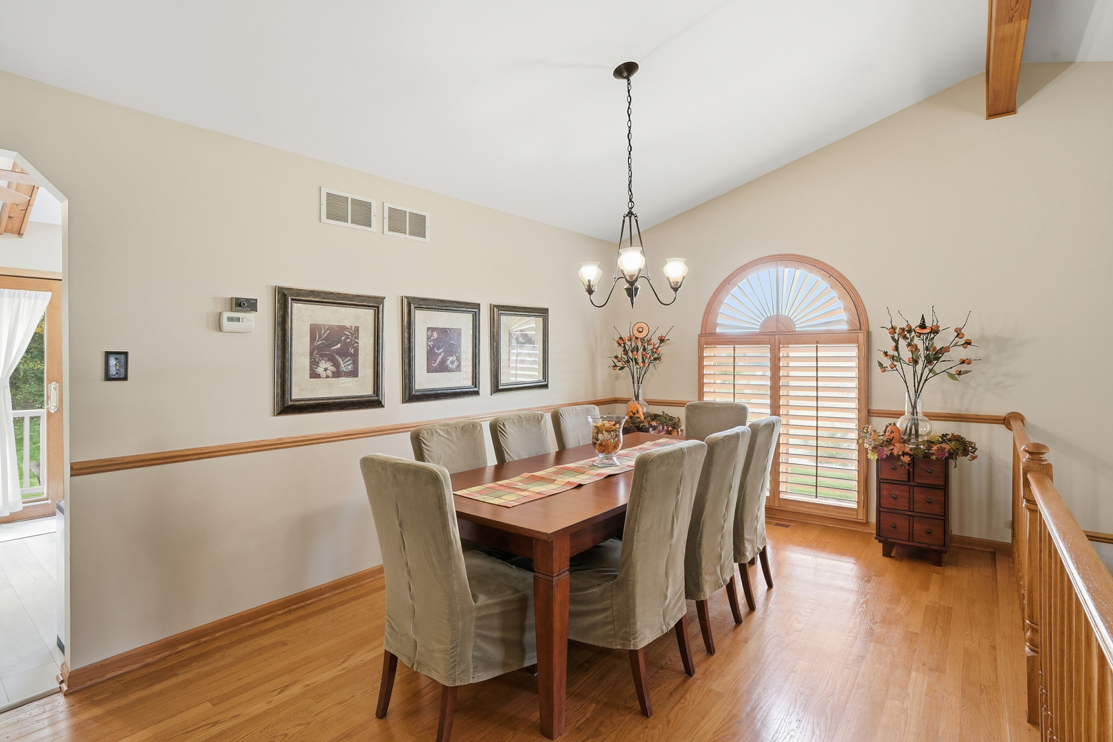 10 Zurich Court Crete, IL 60417 - Photo 13 of 37 a view of a dining room with furniture window and wooden floor