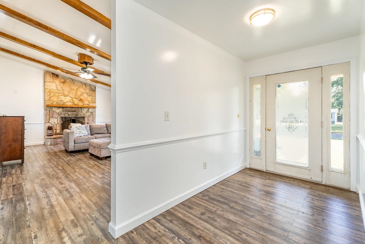 8213 Robinson Road Dayton, VA 22821 - Photo 6 of 75 a view of a living room and a livingroom with furniture wooden floor