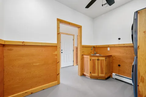 a view of a walk in closet